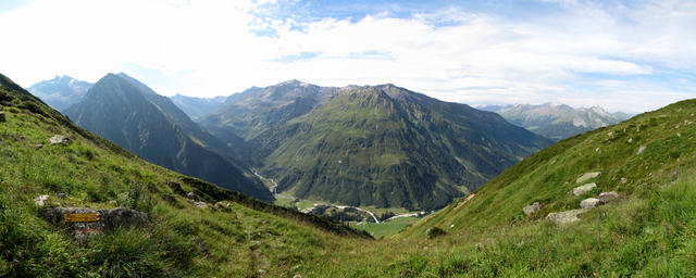 Breitbildfoto kurz nach der Fergenhütte