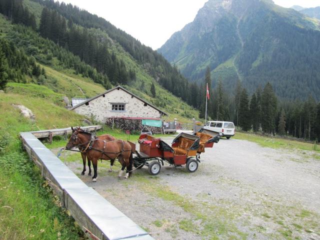 wir haben die schöne Alphütte Alp Garfiun erreicht