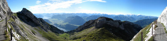 schönes Breitbildfoto mit Blick Richtung Stanserhorn