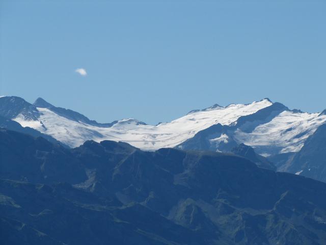 Blick zum Dammastock mit Triftgletscher