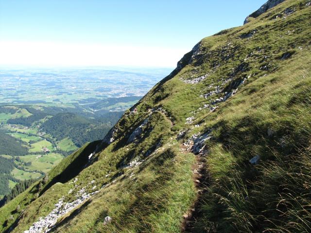 Blick zurück zur Schlüsselstelle