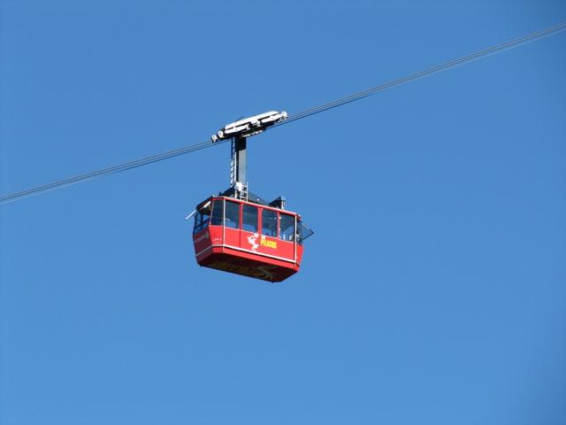 mit dieser Seilbahn sind wir auf den Pilatus gefahren