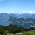 super Breitbildfoto von Fräckmüntegg aus gesehen, Richtung Vierwaldstättersee