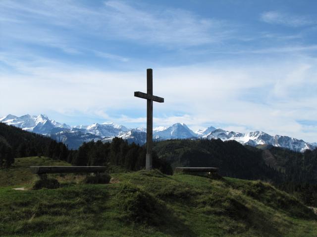 von der Kapelle aus, geniesst man eine schöne Aussicht