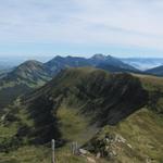 Blick Richtung Mittaggüpfi, dort waren wir ausch schon und Pilatus