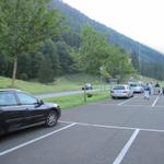 Parkplatz beim Golfplatz Ochsenboden 930 m.ü.M.