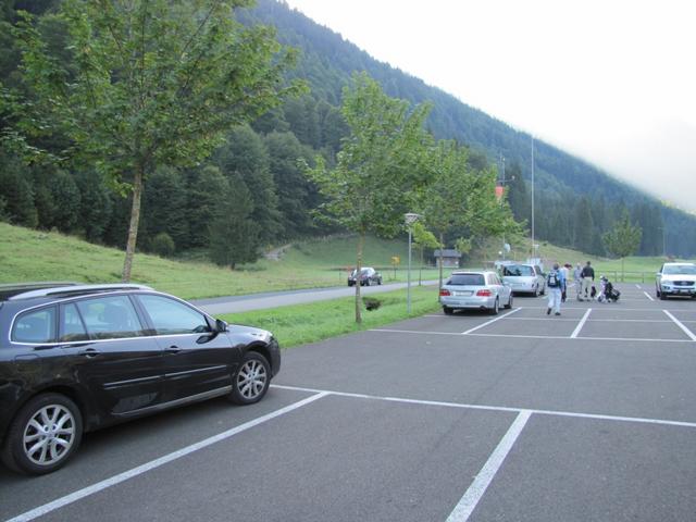 Parkplatz beim Golfplatz Ochsenboden 930 m.ü.M.