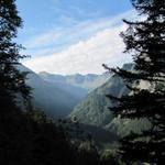 Blick ins Sihltal und Druesberg. Dort waren wir auch schon