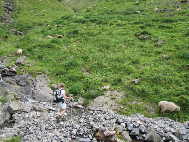 bei Schärmen 1579 m.ü.M. überquert man den Bach