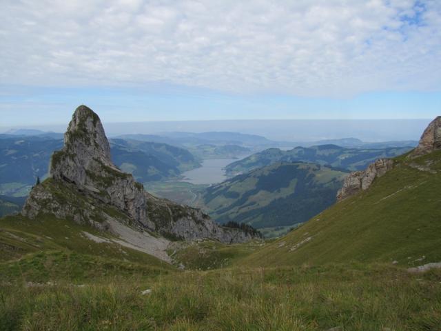 Blick zum Wändlispitz und Sihlsee