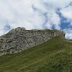 Blick vom Grat Punkt 1972 m.ü.M. zum Diethlem