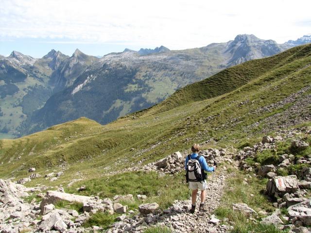 auf dem Weg zur Fluebrigalp