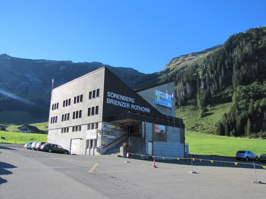 Talstation Schönebode 1265 m.ü.M. Seilbahn Sörenberg - Brienzer Rothorn