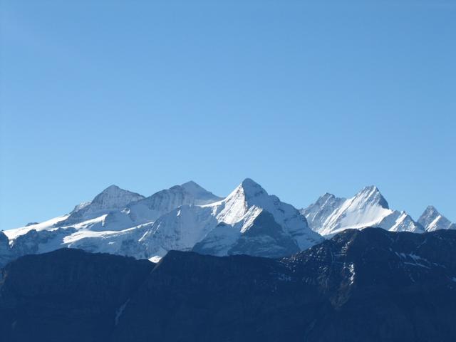 Blick Richtung Schreckhorn und Lauteraarhorn