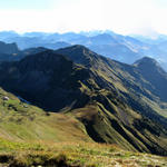 Breitbildfoto vom Brienzer Rothorn aus gesehen Richtung Arnihaaggen