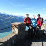 Erinnerungsfoto aufgenommen auf dem Brienzer Rothorn 2349 m.ü.M.