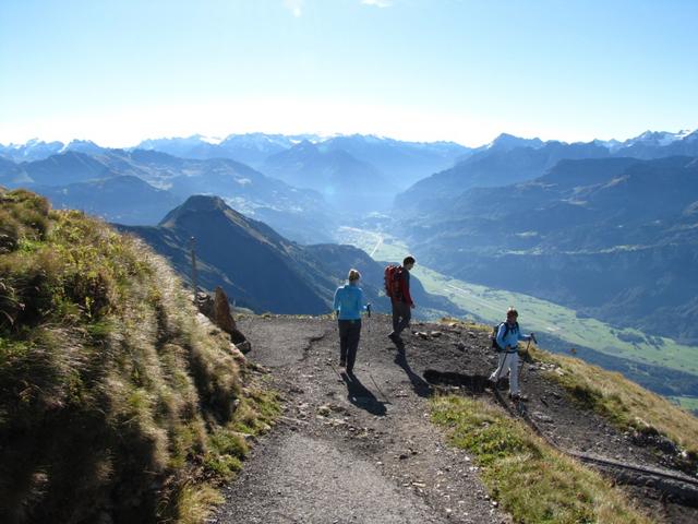 wir haben den Brienzer Rothorn verlassen