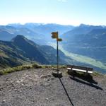 bei der Wegkreuzung unterhalb vom Brienzer Rothorn