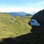 Blick vom Eiseesattel zum Eisee