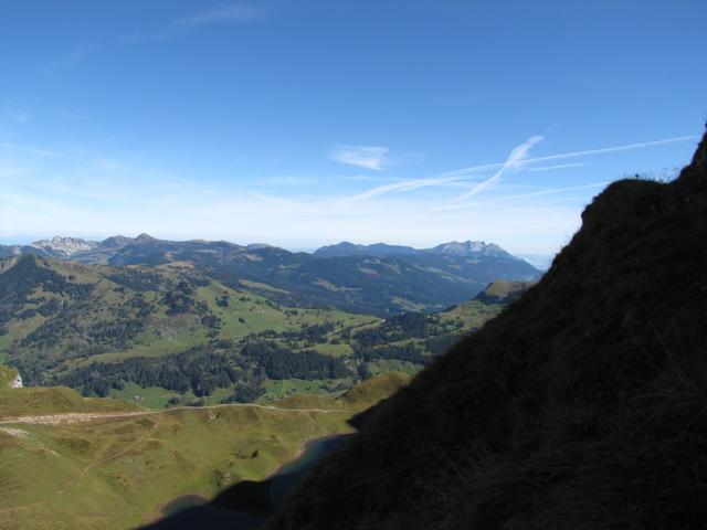 Blick Richtung Pilatus. Dort waren wir auch schon