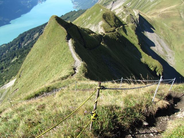 Blick zurück. Sehr schöner Gratweg