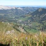 Tiefblick nach Sörenberg