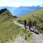 wir haben Arnihaaggen verlassen und wandern nun Richtung Schönbüel