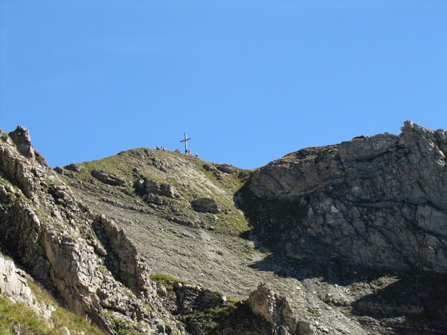 Blick nach oben zum Höch Gumme