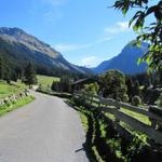 wir haben Monbiel hinter uns gelassen und laufen nun zur Alphütte Garfiun