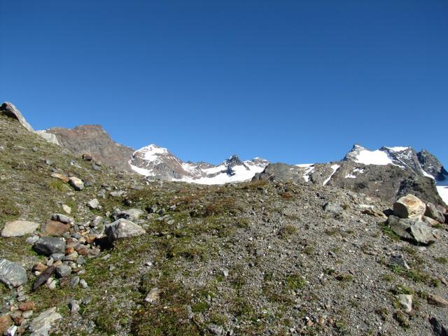 der Silvrettagletscher taucht auf