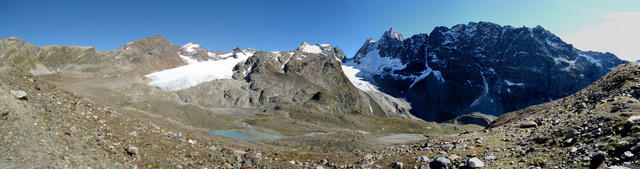 Breitbildfoto Silvrettagletscher