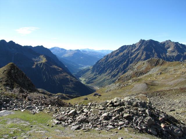 Blick runter zur Silvrettahütte