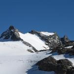 Silvrettapass, Gletscherchamm, Chammgletscher und Verstanclahorn