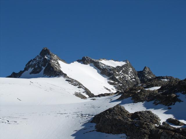 Silvrettapass, Gletscherchamm, Chammgletscher und Verstanclahorn