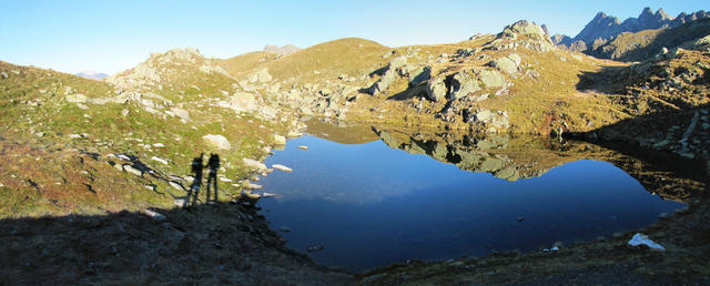 Breitbildfoto Bergsee