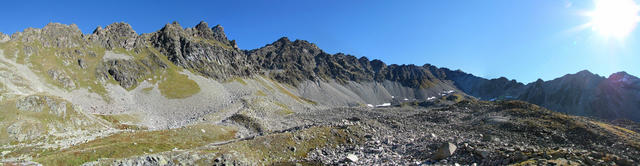 schönes Breitbildfoto auf Ober Silvretta