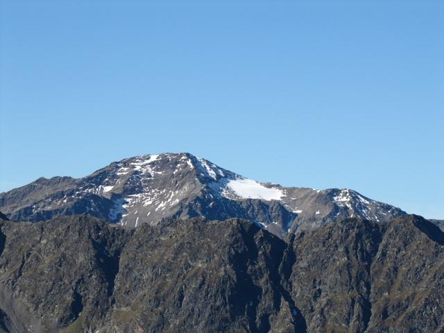 Blick zum Pischahorn. Dort oben waren wir auch schon