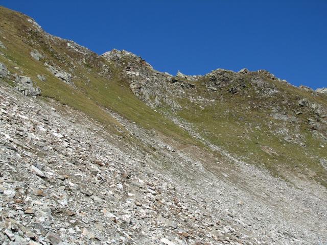 vom Steinmann aus, sieht man zum ersten mal die Winterberg-Scharte