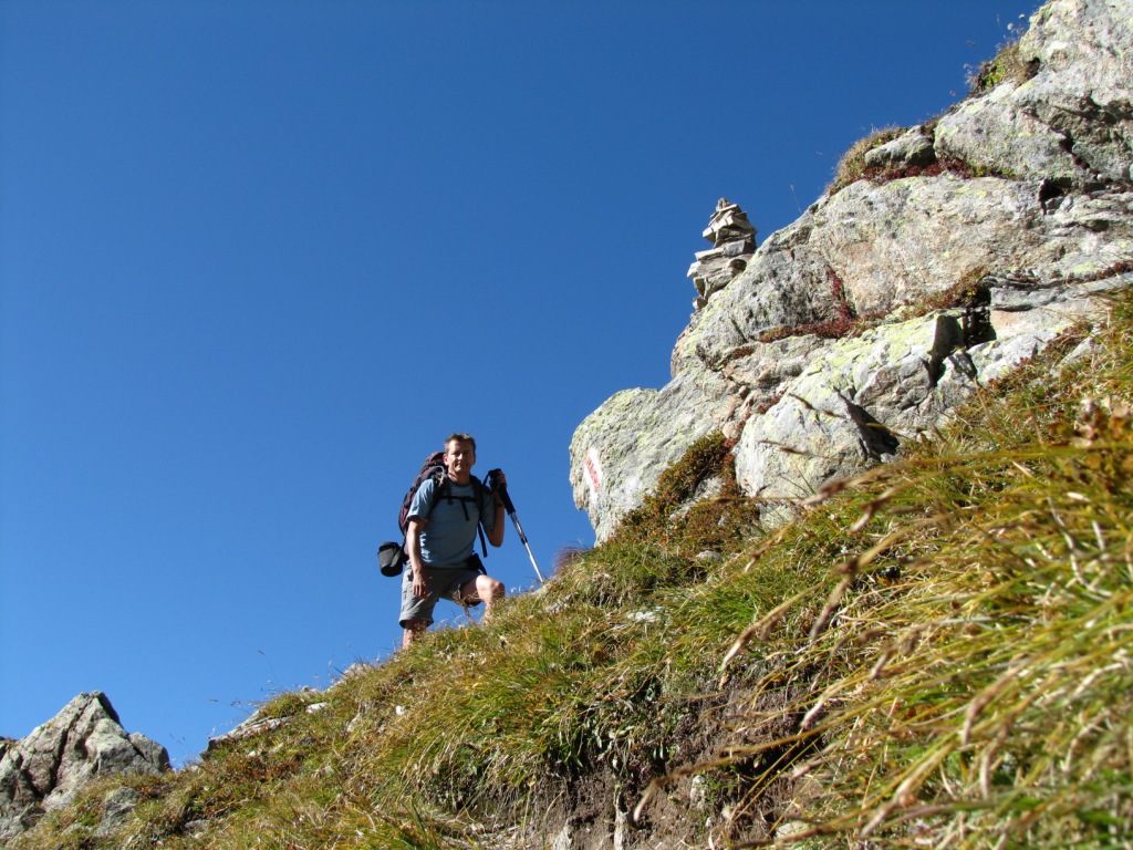 Franco hat die Winterberg-Scharte 2689 m.ü.M. erreicht