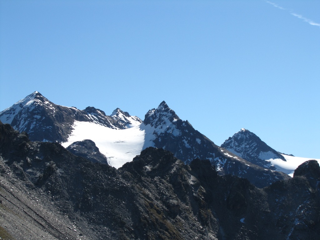 Blick Richtung Silvrettagletscher