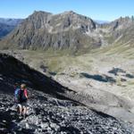 auf dem Weg abwärts nach Unghürboden