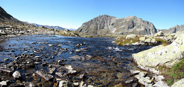 Breitbildfoto Seenlandschaft Unghürboden