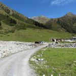 Blick zurück zur Alp Sardasca 1646 m.ü.M.