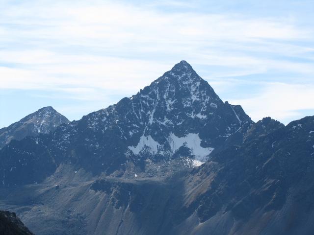 Blick zum Flüela Schwarzhorn. Dort oben waren wir auch schon