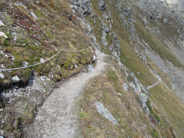 jetzt wird es ein bisschen Alpiner. Ein bisschen schwindelfrei sollte man schon sein