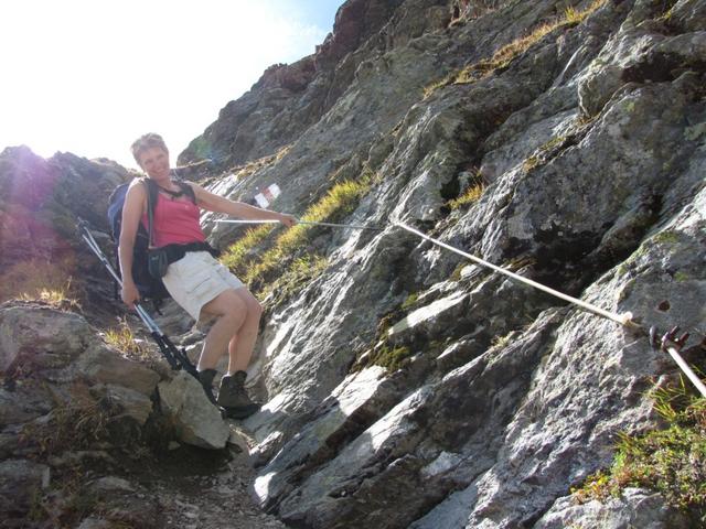 so macht Wandern Spass. Mäusi ist zufrieden