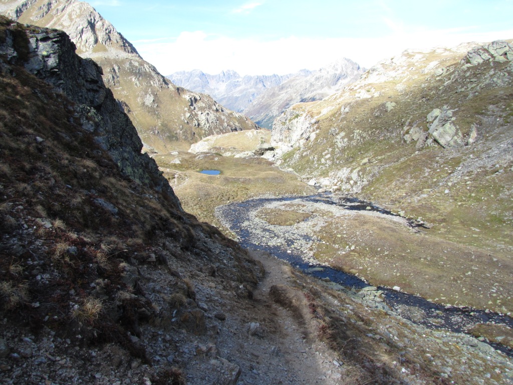 bei der ersten Steilstufe mit Blick ins Jörital