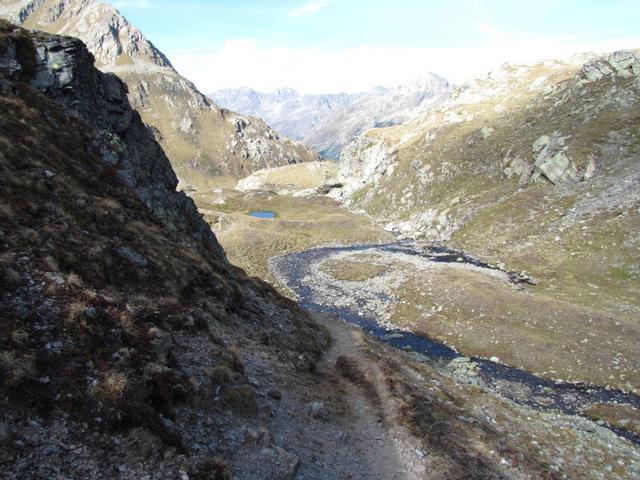 bei der ersten Steilstufe mit Blick ins Jörital