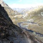 bei der ersten Steilstufe mit Blick ins Jörital