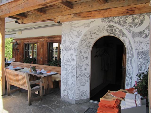 das Gasthaus Höhwald in Monbiel